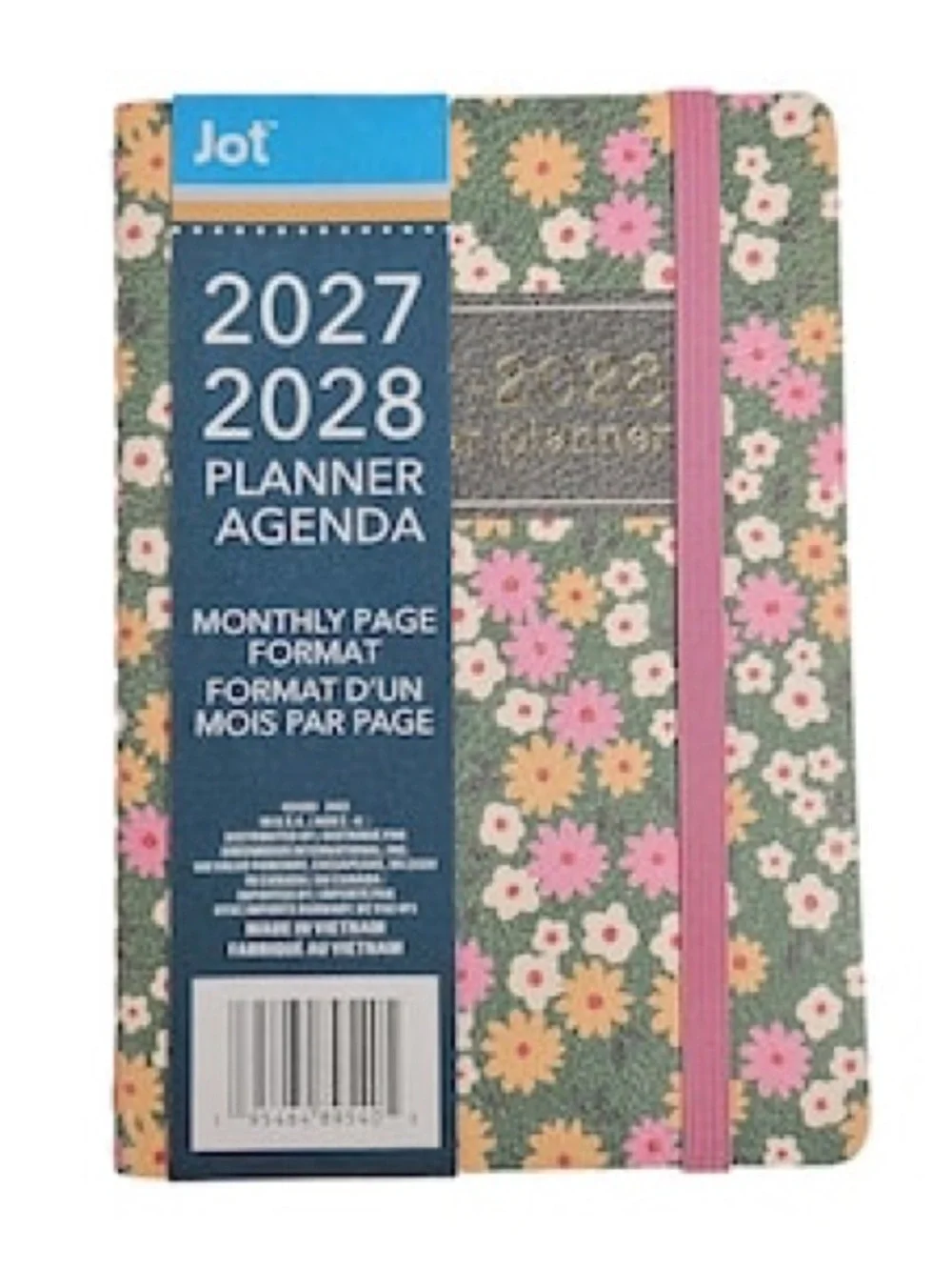 Set of 2 Scripture & Floral Print 2027-2028 Monthly Reference Pocket Planners